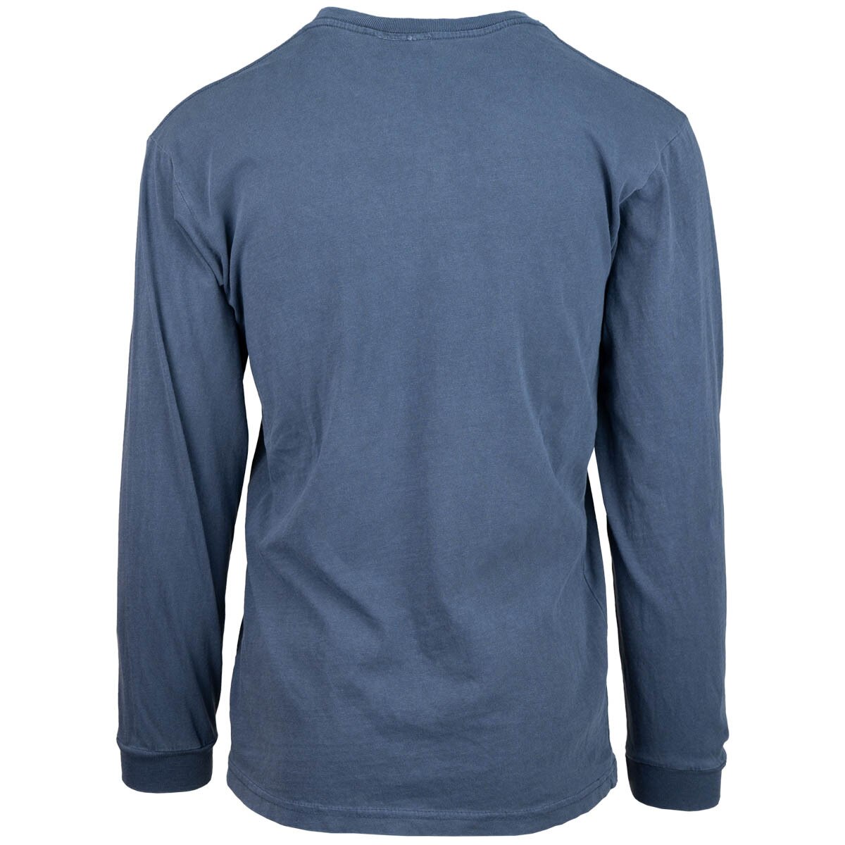 Utah State small simple print indigo blue unisex long sleeve t-shirt